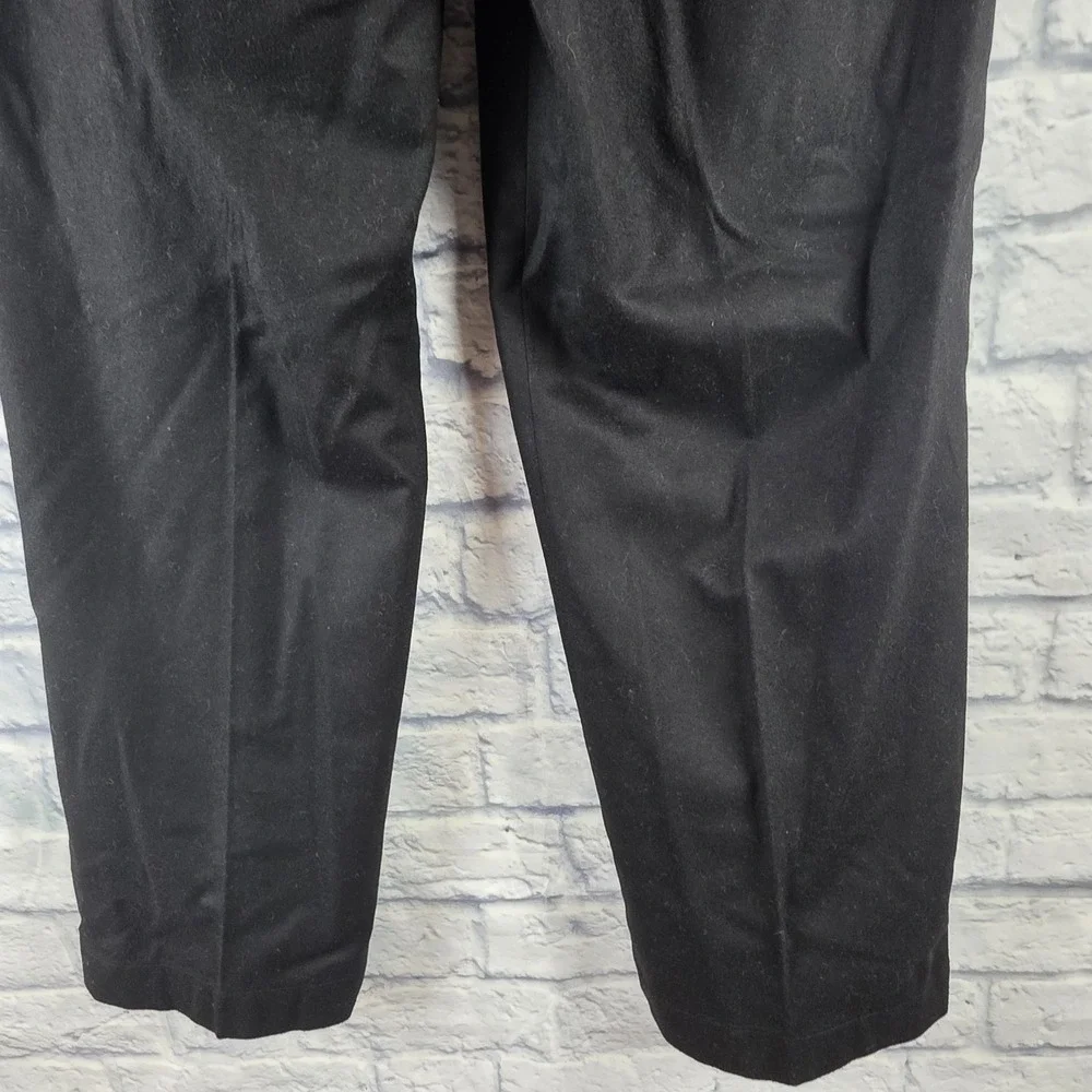 Banana Republic Men Black Wool Blend Dress Pants Trousers Pockets Size 33X29‎